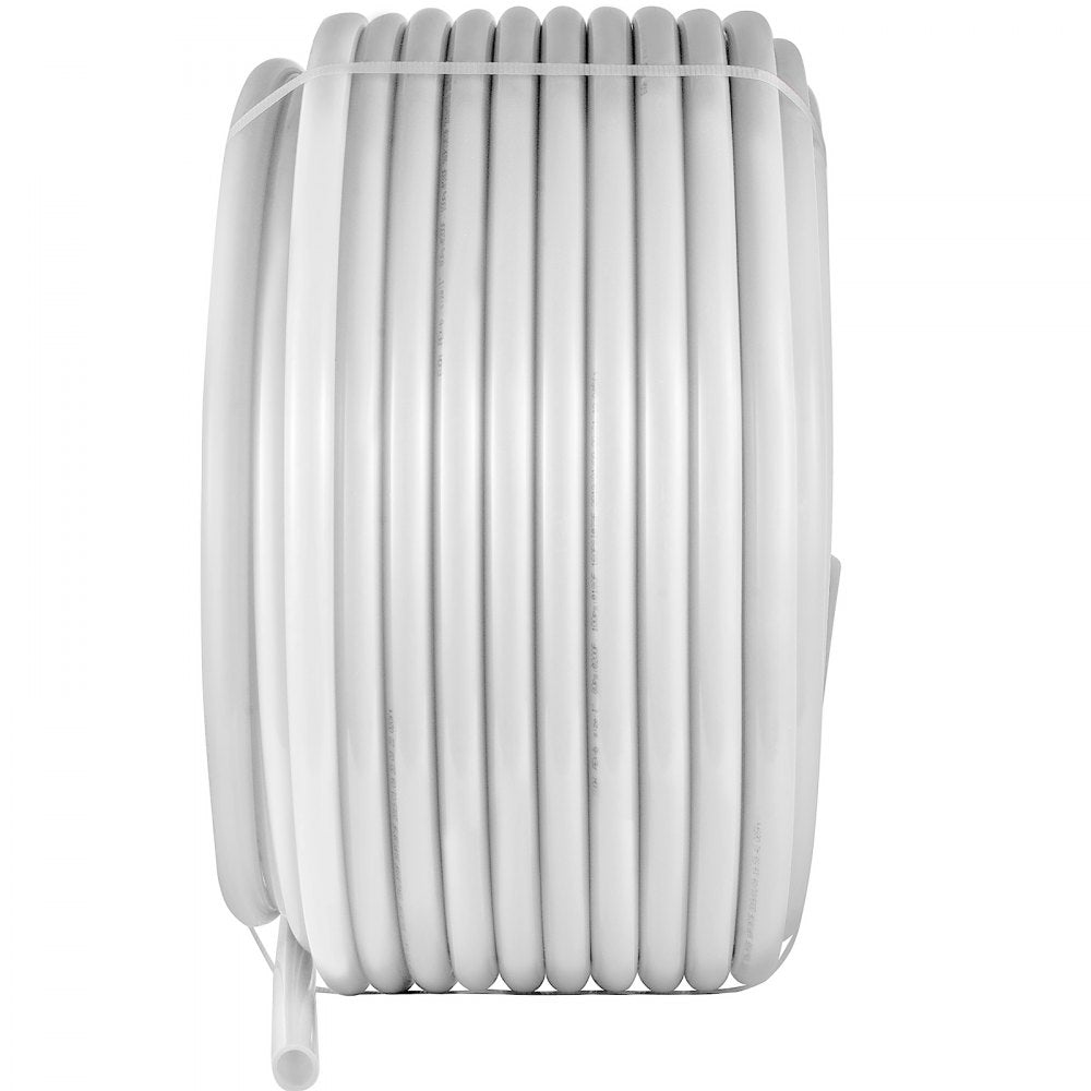 VEVOR Oxygen Non-Barrier PEX Tubing 300 Ft White 3/4 Inch PEX Pipe Radiant Heat Floor EVOH Pex-B Heat Durable Plumbing Flexible for Residential Commercial Heating Plumbing
