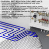VEVOR 3/4" PEX Tubing 300Ft Non-Barrier PEX Pipe Blue Pex-b Tube Coil for Hot and Cold Water Plumbing Open Loop Radiant Floor Heating System PEX Tubing (3/4" Non-Barrier, 300Ft/Blue)