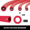 VEVOR Oxygen Barrier PEX Tubing - 1/2 Inch X 500 Feet Tube Coil - EVOH PEX-B Pipe for Residential Commercial Radiant Floor Heating Pex Pipe (1/2" O2-Barrier, 500Ft/Red)