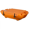 VEVOR Floating Cooler, 40 QT Floating Ice Chest with Dry Storage & Tow Rope, Premium LLDPE Amphibious Drink Cooler for Water & Land, Cruise Smoothly Stable on Lake, River, Pool, Beach, Kayak, Orange