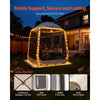 VEVOR Screen House Tent, 6 x 6 ft, 4-6 Person Pop Up Screen Tent, Portable Screened in Canopy with Carry Bag, Netting Sides, Ground Stakes, for Garden, Patio, Backyard, and Outdoor Activities, Beige