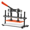 VEVOR Leather Cutting Machine 10.24 x 4.72 in Embossing Plate Die Cutter, Hand Press Leather Embossing & Die Cutting, 3300 lbs Pressure, 0.47 in Stroke, Dual Guide Shafts, for Fabric, Paper, Silicone