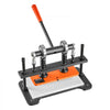VEVOR Leather Cutting Machine 10.24 x 4.72 in Embossing Plate Die Cutter, Hand Press Leather Embossing & Die Cutting, 3300 lbs Pressure, 0.47 in Stroke, Dual Guide Shafts, for Fabric, Paper, Silicone