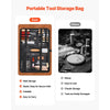 VEVOR Leather Working Tools Kit, 59 PCS Leather Craft Tools with Portable Canvas Storage Bag, Engraving Punching Sewing Stamping Sanding Tools, Ideal for Beginners DIY Enthusiasts and Professionals