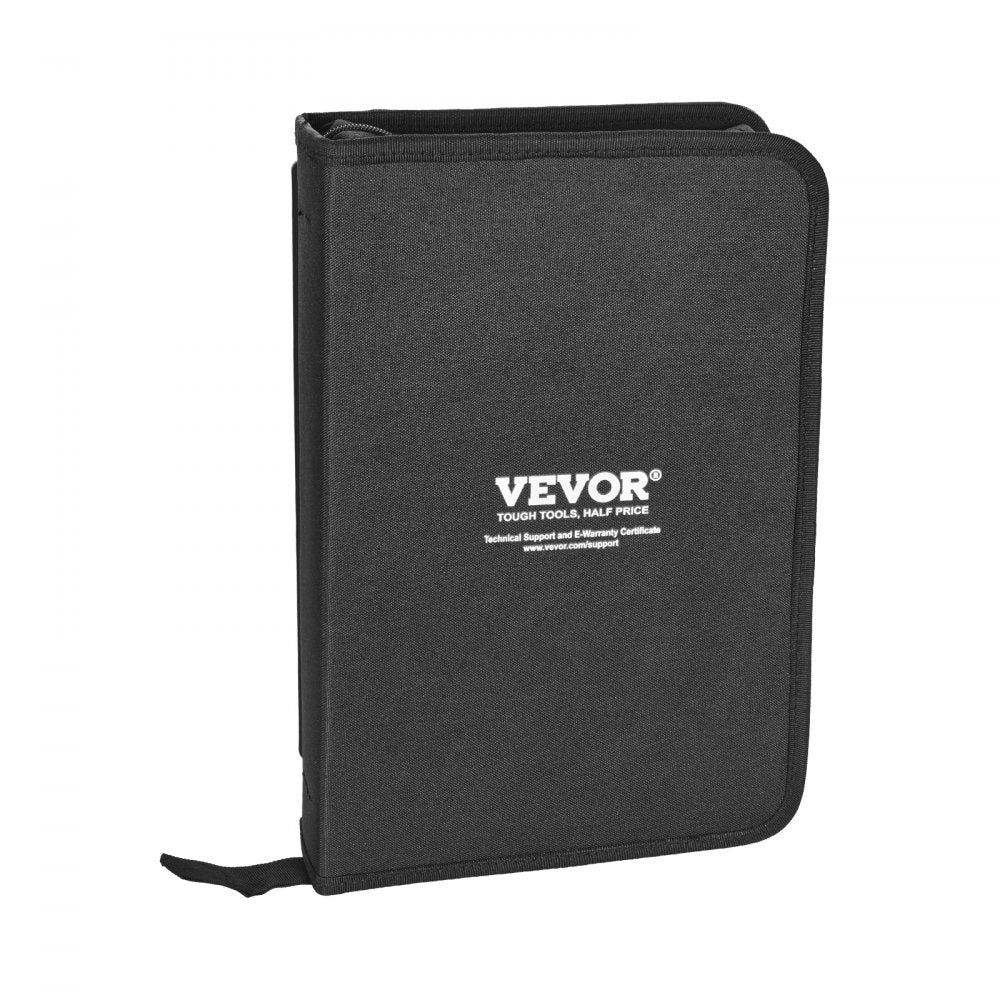 VEVOR Leather Working Tools Kit, 59 PCS Leather Craft Tools with Portable Canvas Storage Bag, Engraving Punching Sewing Stamping Sanding Tools, Ideal for Beginners DIY Enthusiasts and Professionals