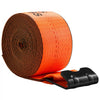 VEVOR Winch Straps, 4 in x 30 ft Truck Straps with Flat Hook, 10 Pack Heavy Duty Trailer Straps with 18000 lbs Break Strength, Cargo Tie-Down Straps, for Flatbeds, Trucks, Trailers, Farms & Rescues