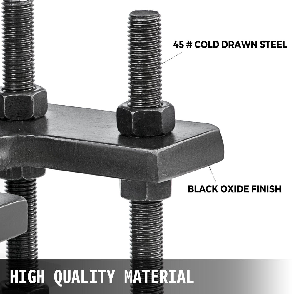 High quality material (45# cold drawn steel, black oxide finish)
