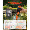 VEVOR pH Meter, Accurate pH/EC (Conductivity)/TDS (ppm) Multi-Parameter Measurement, IP68 Waterproof Probe, Pocket Tester Kit with Calibration Powder Packets, VA Display, for Water Quality Testing
