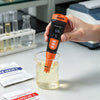 VEVOR pH Meter, Accurate pH/EC (Conductivity)/TDS (ppm) Multi-Parameter Measurement, IP68 Waterproof Probe, Pocket Tester Kit with Calibration Powder Packets, VA Display, for Water Quality Testing