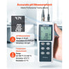 VEVOR pH Meter, 0-14 pH Range, IP68 Waterproof Probe, 3-Point Auto Calibration, Portable Tester Kit with Calibration Powder Packets, Temperature Probe, Carrying Case, for Drinking Water, Hydroponics