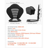 VEVOR Kayak Seat, 2 Pack 0.5" Thick, Universal Paddle Board Seat with Back Support, Sit-on-Top Soft Padded Cushion with Storage Bag & Adjustable Straps for SUP, Canoe, Fishing Boat, Inflatable Kayak
