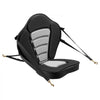 VEVOR Kayak Seat, 1 Pack 2.6" Thick, Universal Paddle Board Seat with Back Support, Sit-on-Top Soft Padded Cushion with Storage Bag & Adjustable Straps for SUP, Canoe, Fishing Boat, Inflatable Kayak