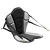 VEVOR Kayak Seat, 1 Pack 1" Thick, Universal Paddle Board Seat with Back Support, Sit-on-Top Soft Padded Cushion with Storage Bag & Adjustable Straps for SUP, Fishing Boat, Inflatable Kayak, Rowboat