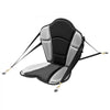 VEVOR Kayak Seat, 1 Pack 1" Thick, Universal Paddle Board Seat with Back Support, Sit-on-Top Soft Padded Cushion with Storage Bag & Adjustable Straps for SUP, Fishing Boat, Inflatable Kayak, Rowboat