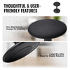 VEVOR Wobble Chair, Height-Adjustable (21.7-28.3") Active Chair, Flexible Seating Wobble Stool Made of Iron Improves Focus & Posture, Ideal for Schools, Office and Home, 8° Tilt Angle, Age 12-18, Black