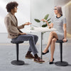 VEVOR Wobble Chair, Height-Adjustable (21.7-28.3") Active Chair, Flexible Seating Wobble Stool Made of Iron Improves Focus & Posture, Ideal for Schools, Office and Home, 8° Tilt Angle, Age 12-18, Black