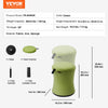 VEVOR Wobble Chair, Height-Adjustable (19.3-25") Wobble Chair with Fabric Cover, Flexible Seating Wobble Stool Made of Iron & Sponge, Ideal for School, Office & Home, 20° Tilt Angle, Age 12-18, Green