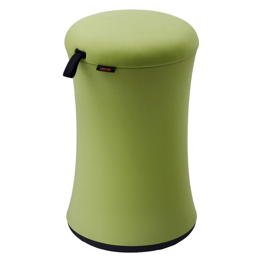 VEVOR Wobble Chair, Height-Adjustable (19.3-25") Wobble Chair with Fabric Cover, Flexible Seating Wobble Stool Made of Iron & Sponge, Ideal for School, Office & Home, 20° Tilt Angle, Age 12-18, Green