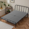 VEVOR Queen Size Bunkie Board, 1.5 in Bed Board Slats with 200D Oxford Cloth, Wooden Mattress Support for Queen Size Bed, Easy Assembly Support under Mattress, 4 Piece, Gray