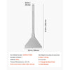 VEVOR SDS Max Scaling Chisel, 13.8" x 5.9" Chisel Bit with SDS Max Shank, Compatible with Rotary Hammers, Heat Treated 40Cr Alloy Steel, Sharp Edge for Removing Laminate Flooring, Tiles, and Mortar