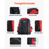 VEVOR Welding Backpack, 25.2L Welder Backpack for Tools and Helmet, 1680D High-Density Polyester Extreme Gear Pack with Helmet Bag, Multi-Purpose Gear Storage Bag for Welding, Outdoor Camping, Hiking