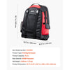 VEVOR Welding Backpack, 25.2L Welder Backpack for Tools and Helmet, 1680D High-Density Polyester Extreme Gear Pack with Helmet Bag, Multi-Purpose Gear Storage Bag for Welding, Outdoor Camping, Hiking