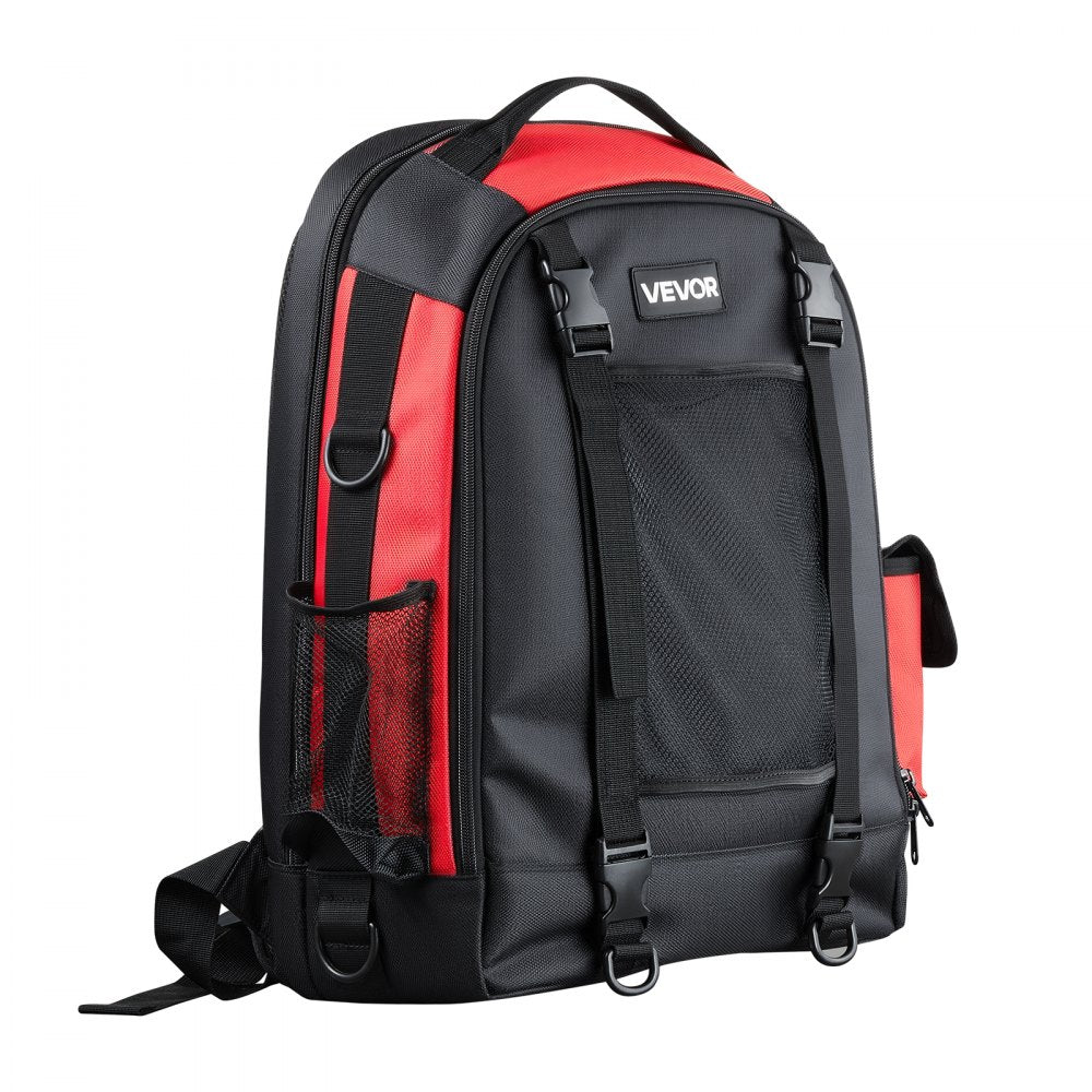 VEVOR Welding Backpack, 25.2L Welder Backpack for Tools and Helmet, 1680D High-Density Polyester Extreme Gear Pack with Helmet Bag, Multi-Purpose Gear Storage Bag for Welding, Outdoor Camping, Hiking