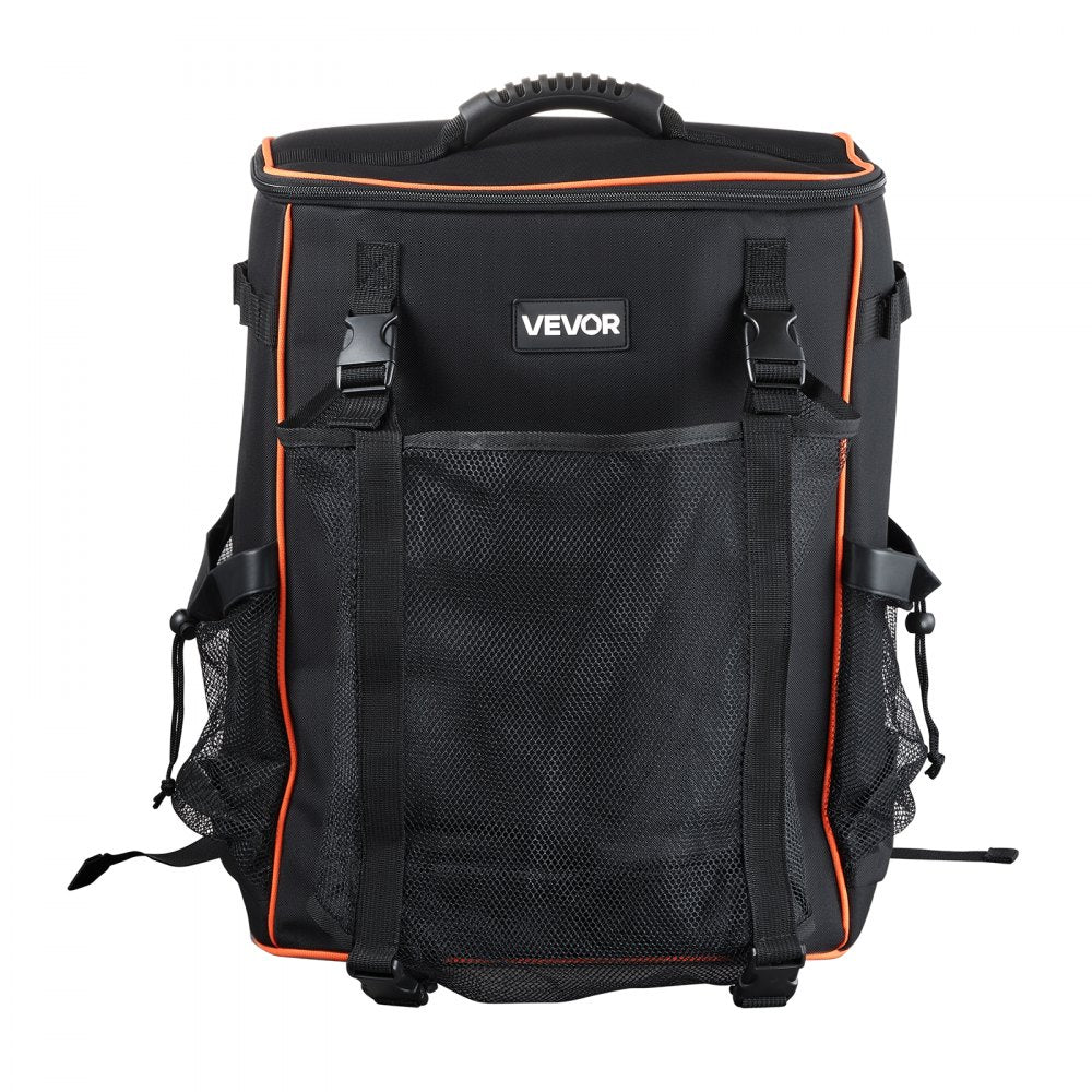VEVOR Welding Backpack, 33L Welder Backpack with Insulated Bag & Helmet Bag, 600D Polyester Extreme Gear Pack for Tools and Helmet, Multi-Purpose Gear Storage Bag for Welding, Outdoor Camping, Hiking