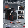 VEVOR Welding Backpack, 35.6L Welder Backpack for Tools and Helmet, 600D Polyester Extreme Gear Pack with Helmet Catch Bag, Multi-Purpose Gear Storage Bag for Welding, Outdoor Camping, Mountaineering