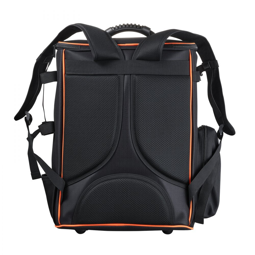 VEVOR Welding Backpack, 35.6L Welder Backpack for Tools and Helmet, 600D Polyester Extreme Gear Pack with Helmet Catch Bag, Multi-Purpose Gear Storage Bag for Welding, Outdoor Camping, Mountaineering