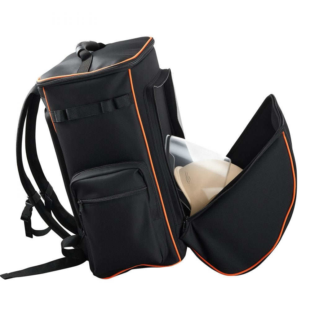 VEVOR Welding Backpack, 35.6L Welder Backpack for Tools and Helmet, 600D Polyester Extreme Gear Pack with Helmet Catch Bag, Multi-Purpose Gear Storage Bag for Welding, Outdoor Camping, Mountaineering