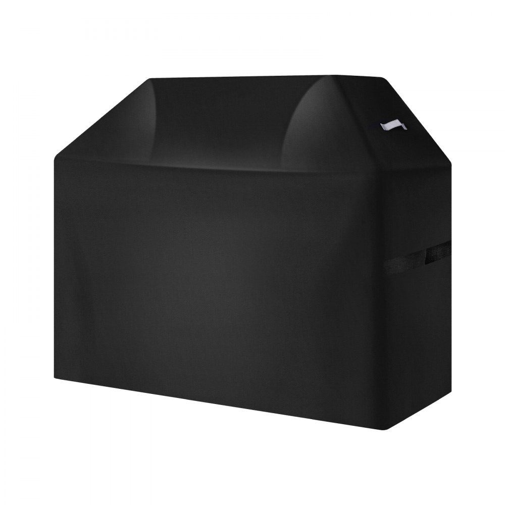 VEVOR Grill Cover, 58 inch BBQ Covers for Outdoor Grills, Waterproof, Fade Resistant, Weather Resistant Heavy Duty 600D Polyester, Easy On/Off, with Hook-and-Loop Straps, Black