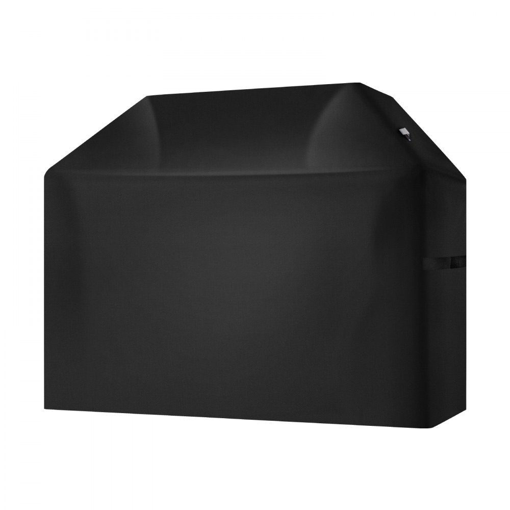VEVOR Grill Cover, 58 inch BBQ Covers for Outdoor Grills, Waterproof, Fade Resistant, Weather Resistant Heavy Duty 600D Polyester, Easy On/Off, with Hook-and-Loop Straps, Black