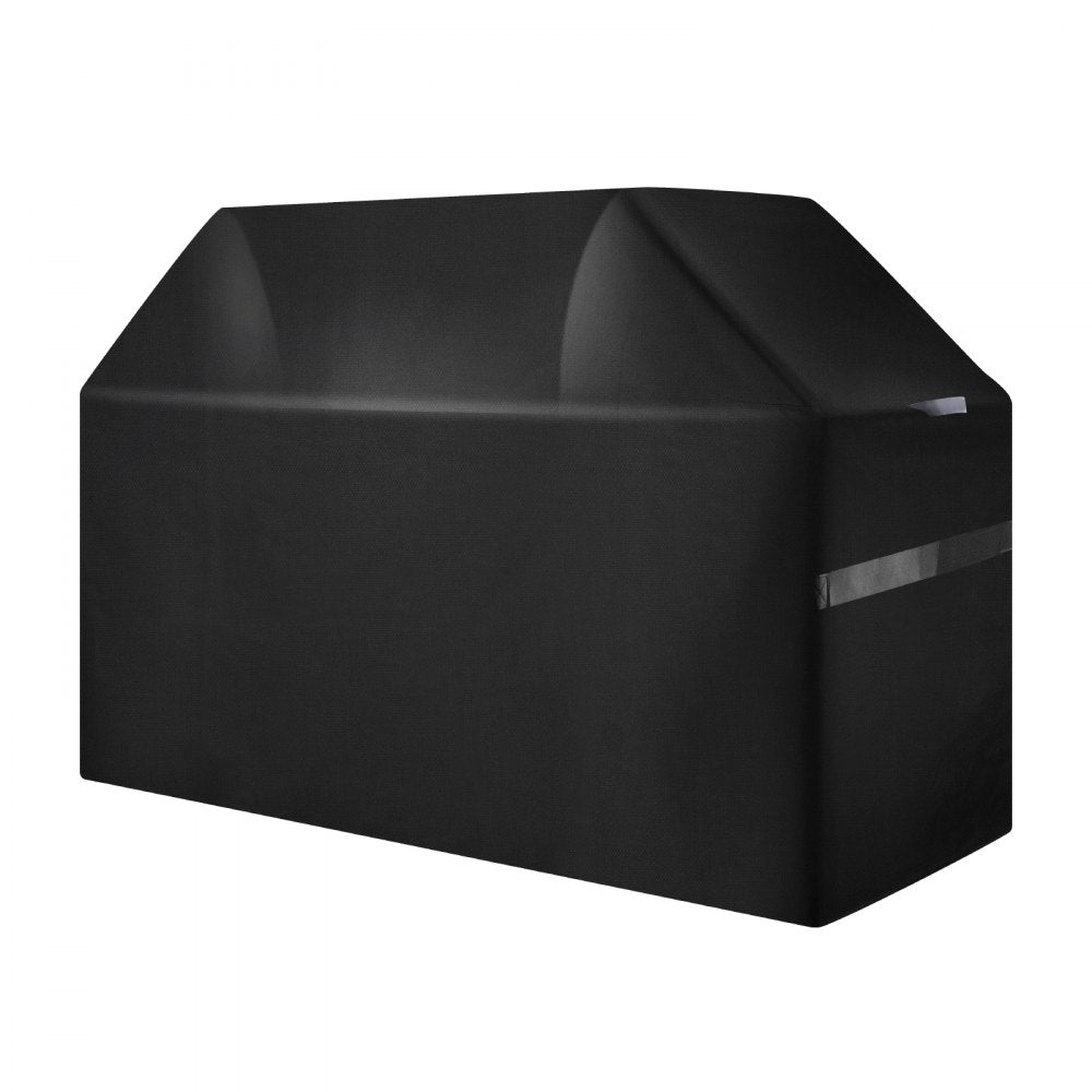 VEVOR Grill Cover, 65 inch BBQ Covers for Outdoor Grills, Waterproof, Fade Resistant, Weather Resistant Heavy Duty 600D Polyester, Easy On/Off, with Hook-and-Loop Straps, Black