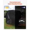 VEVOR Grill Cover, 48 inch BBQ Covers for Outdoor Grills, Waterproof, Fade Resistant, Weather Resistant Heavy Duty 600D Polyester, Easy On/Off, with Hook-and-Loop Straps, Black