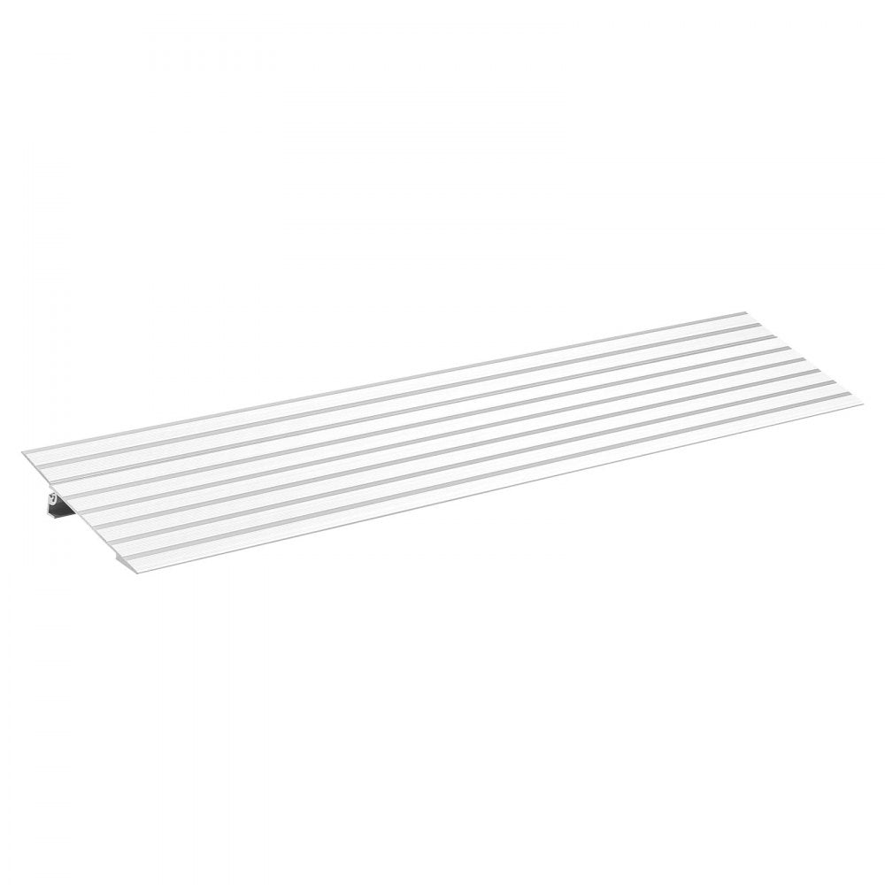 VEVOR Door Threshold Ramp, 2 inch Rise, Aluminum Alloy Threshold Ramp Rated 800 lbs Load Capacity, Handicap Ramps for Home Steps for Wheelchair, Scooters, Power Chairs, Walkers, Bicycle, Tricycle