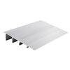 VEVOR Door Threshold Ramp, 4" Rise, 800 lbs Load Capacity, Door Ramp for Wheelchairs, Aluminum Threshold Ramp for Doorways, Adjustable Modular Threshold Ramp for Wheelchairs, Scooters, Power Chairs