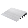 VEVOR Door Threshold Ramp, 5" Rise, 800 lbs Load Capacity, Door Ramp for Wheelchairs, Aluminum Threshold Ramp for Doorways, Adjustable Modular Threshold Ramp for Wheelchairs, Scooters, Power Chairs