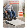VEVOR Door Threshold Ramp, 6 inch Rise, Aluminum Alloy Threshold Ramp Rated 800 lbs Load Capacity, Handicap Ramps for Home Steps for Wheelchair, Scooters, Power Chairs, Walkers, Bicycle, Tricycle