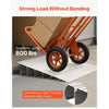 VEVOR Door Threshold Ramp, 6 inch Rise, Aluminum Alloy Threshold Ramp Rated 800 lbs Load Capacity, Handicap Ramps for Home Steps for Wheelchair, Scooters, Power Chairs, Walkers, Bicycle, Tricycle