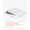 VEVOR Door Threshold Ramp, 6 inch Rise, Aluminum Alloy Threshold Ramp Rated 800 lbs Load Capacity, Handicap Ramps for Home Steps for Wheelchair, Scooters, Power Chairs, Walkers, Bicycle, Tricycle