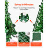 VEVOR Artificial Grass Wall Panels, 12 PCS 20 x 20 inch, 3D Combination Greenery Boxwood  Panel for Indoor Outdoor Green Decor & Ivy Fence Covering, Privacy Backdrop Wall Hedge Screen for Garden