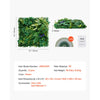 VEVOR Artificial Grass Wall Panels, 12 PCS 20 x 20 inch, 3D Combination Greenery Boxwood  Panel for Indoor Outdoor Green Decor & Ivy Fence Covering, Privacy Backdrop Wall Hedge Screen for Garden