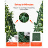 VEVOR Artificial Grass Wall Panels, 40 x 120 inch, Milan Grass Greenery Boxwood Panel for Indoor Outdoor Green Decor & Ivy Fence Covering, Privacy Backdrop Wall Hedge Screen for Garden