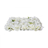VEVOR 3D Flower Wall Panel, 24 PCS 15 x 15 inch, Artificial Floral Wall Background Mesh Backing Mat,Seamless Design&Easy Installation for Wedding Valentines Day Home Baby Party Backdrop Decor,White