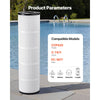 VEVOR Pool Filter Cartridge, 4x 105 Sq. Ft, Spa Hot Tub Filter Cartridge Replacement, Compatible with Pentair CCP420,  Pleatco PCC80-PAK4l, Secure for Kids & Pet, Easy to Clean