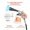 VEVOR Car Cleaning Gun, 6-9.2 Bar High-Pressure Air Blow Gun with 2 Set Nozzles & 1L Liquid Bottle, Vortex Cleaning Gun, Quickly Blasts Dirt and Dust from Surface, Suitable for 1/4 NPT Air Compressor
