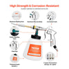 VEVOR Car Cleaning Gun, 6-9.2 Bar High-Pressure Air Blow Gun with 2 Set Nozzles & 1L Liquid Bottle, Vortex Cleaning Gun, Quickly Blasts Dirt and Dust from Surface, Suitable for 1/4 NPT Air Compressor