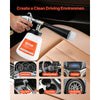 VEVOR Car Cleaning Gun, 6-9.2 Bar High-Pressure Air Blow Gun with 2 Set Nozzles & 1L Liquid Bottle, Vortex Cleaning Gun, Quickly Blasts Dirt and Dust from Surface, Suitable for 1/4 NPT Air Compressor