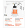 VEVOR Car Cleaning Gun, 6-9.2 Bar High-Pressure Air Blow Gun with 2 Set Nozzles & 1L Liquid Bottle, Vortex Cleaning Gun, Quickly Blasts Dirt and Dust from Surface, Work with 1/4 NPT Air Compressor